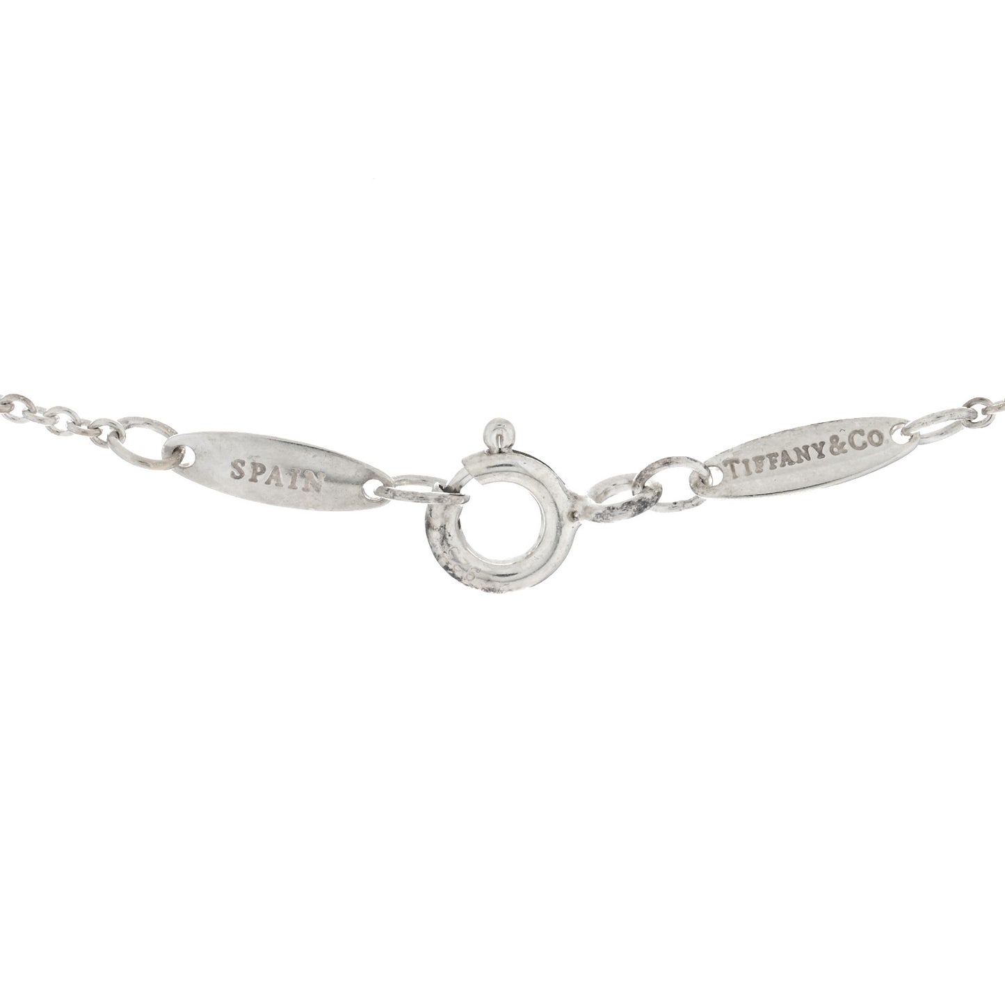Sterling Silver Black Jade Elsa Peretti Color By The Yard Necklace