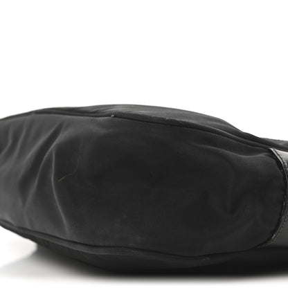 Prada Tessuto Nylon Triangle Shoulder Bag Black 10 of 13