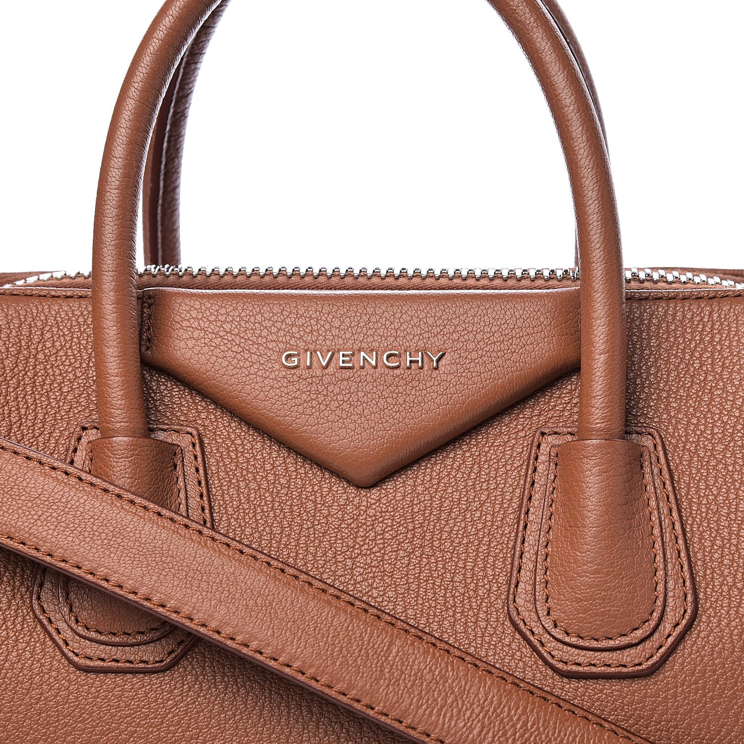 Givenchy Sugar Goatskin Small Antigona Cognac 12 of 12