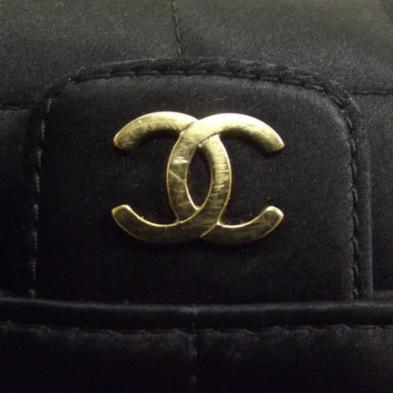 Chanel Satin Quilted Flap Evening Bag 7 of 9