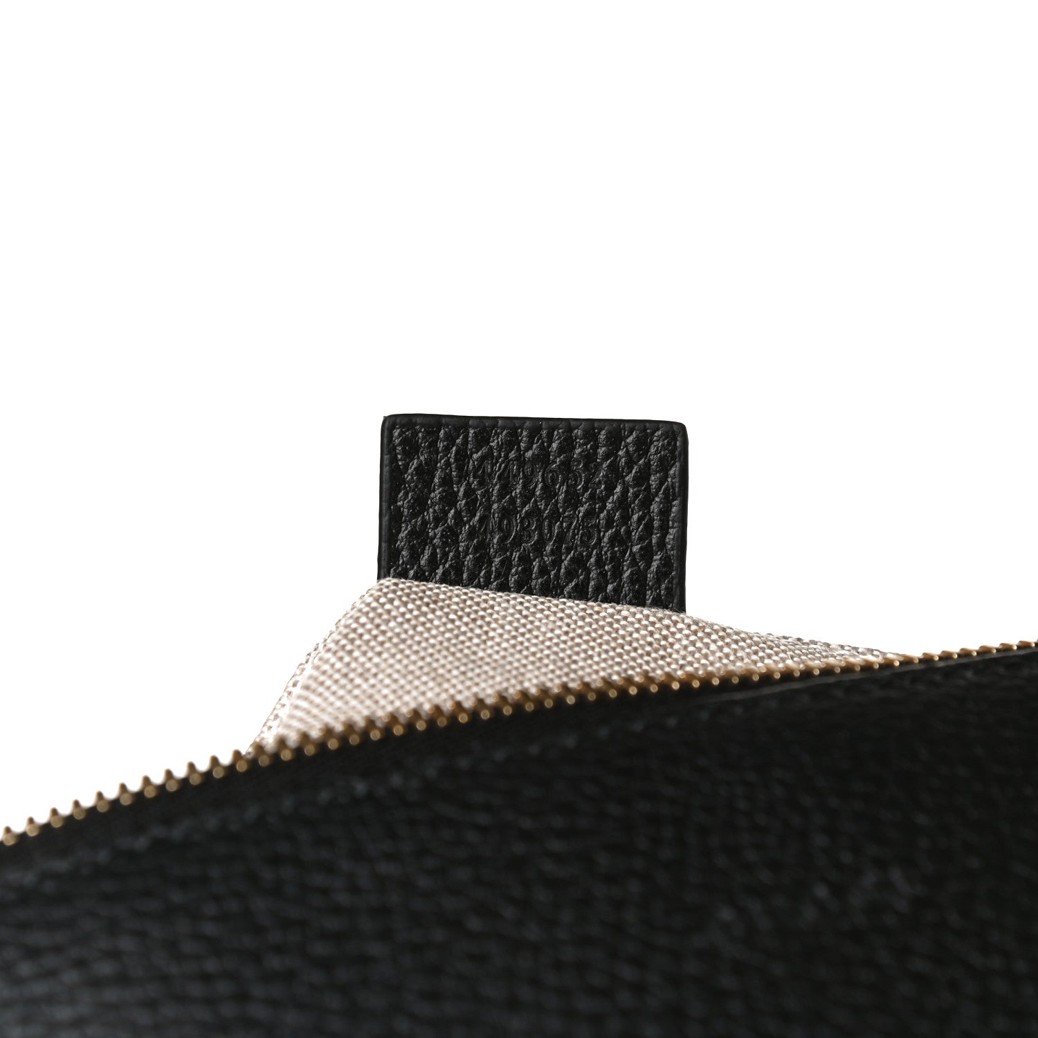 Gucci Pebbled Calfskin Large Bamboo Clutch Black 9 of 13