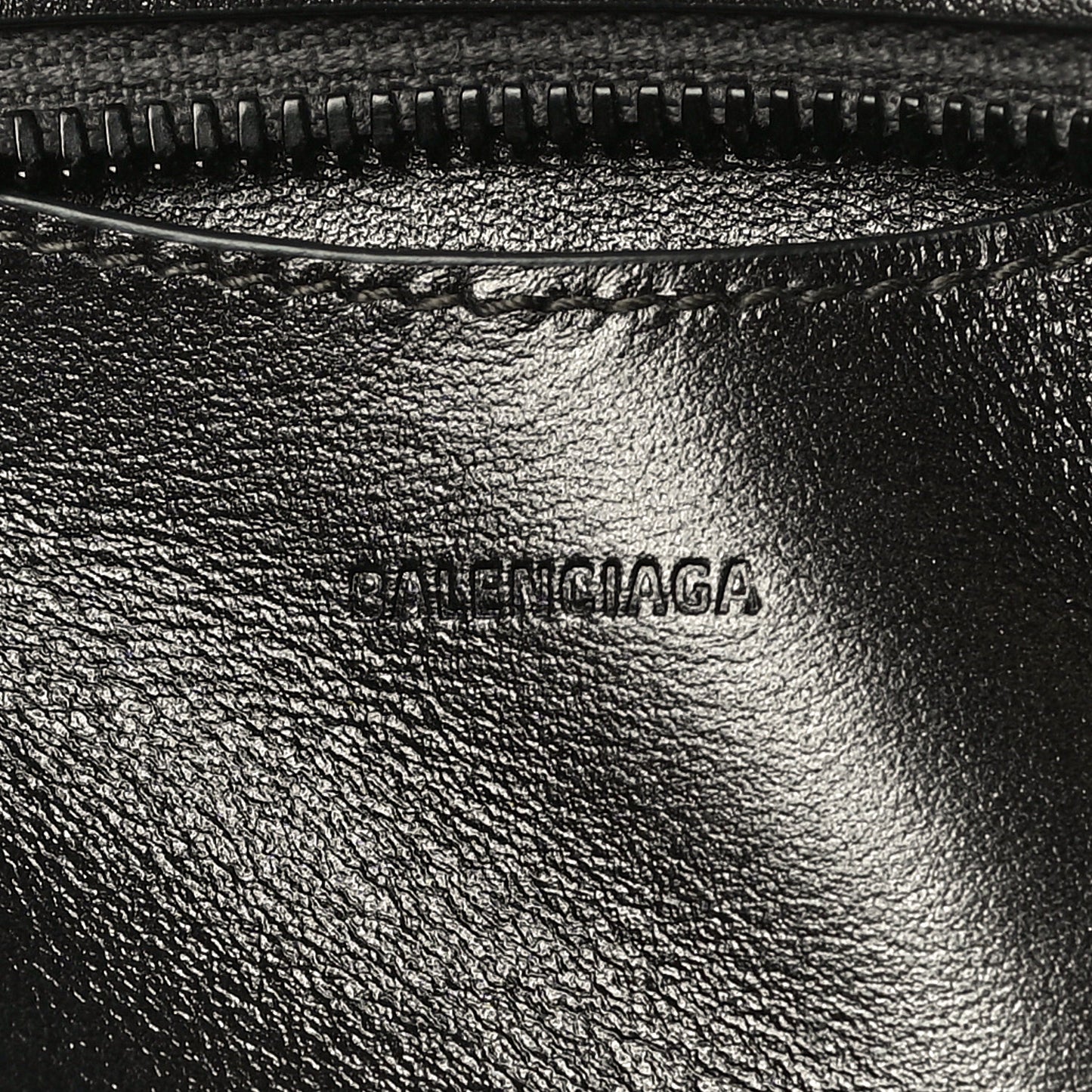 Smooth Calfskin Neo Classic Black Hardware Mini City Gunmetal