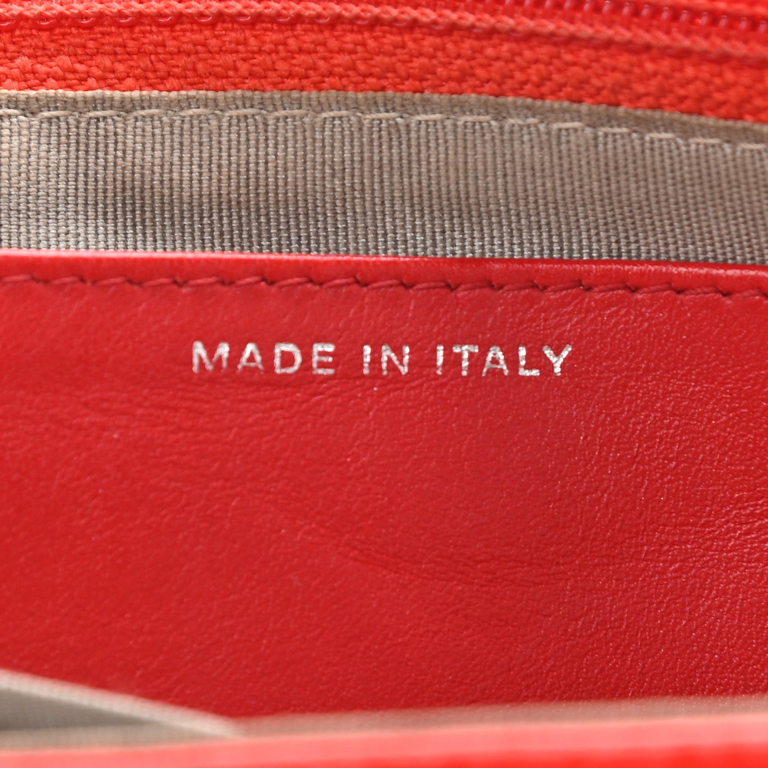 Chanel Caviar Half Moon Wallet On Chain WOC Red 6 of 13