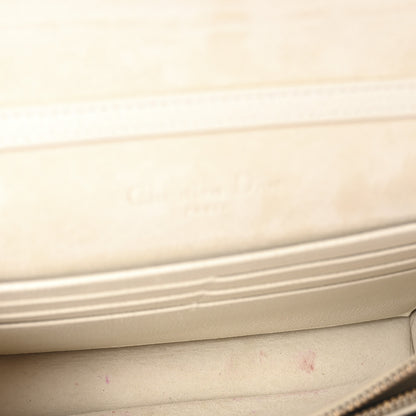 Christian Dior Grained Calfskin Saddle Chain Pouch Latte 5 of 10