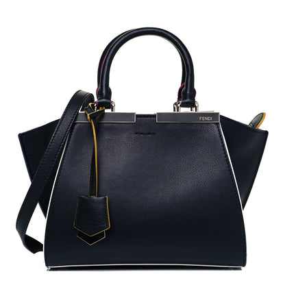 Fendi Vitello Dolce Mini 3Jours Tote Black 1 of 9