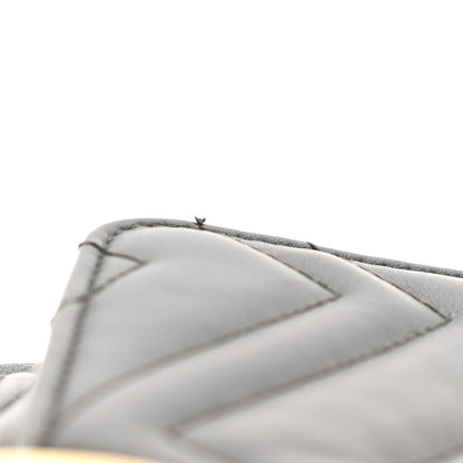Gucci Calfskin Matelasse Medium GG Marmont Shoulder Bag Black 11 of 15