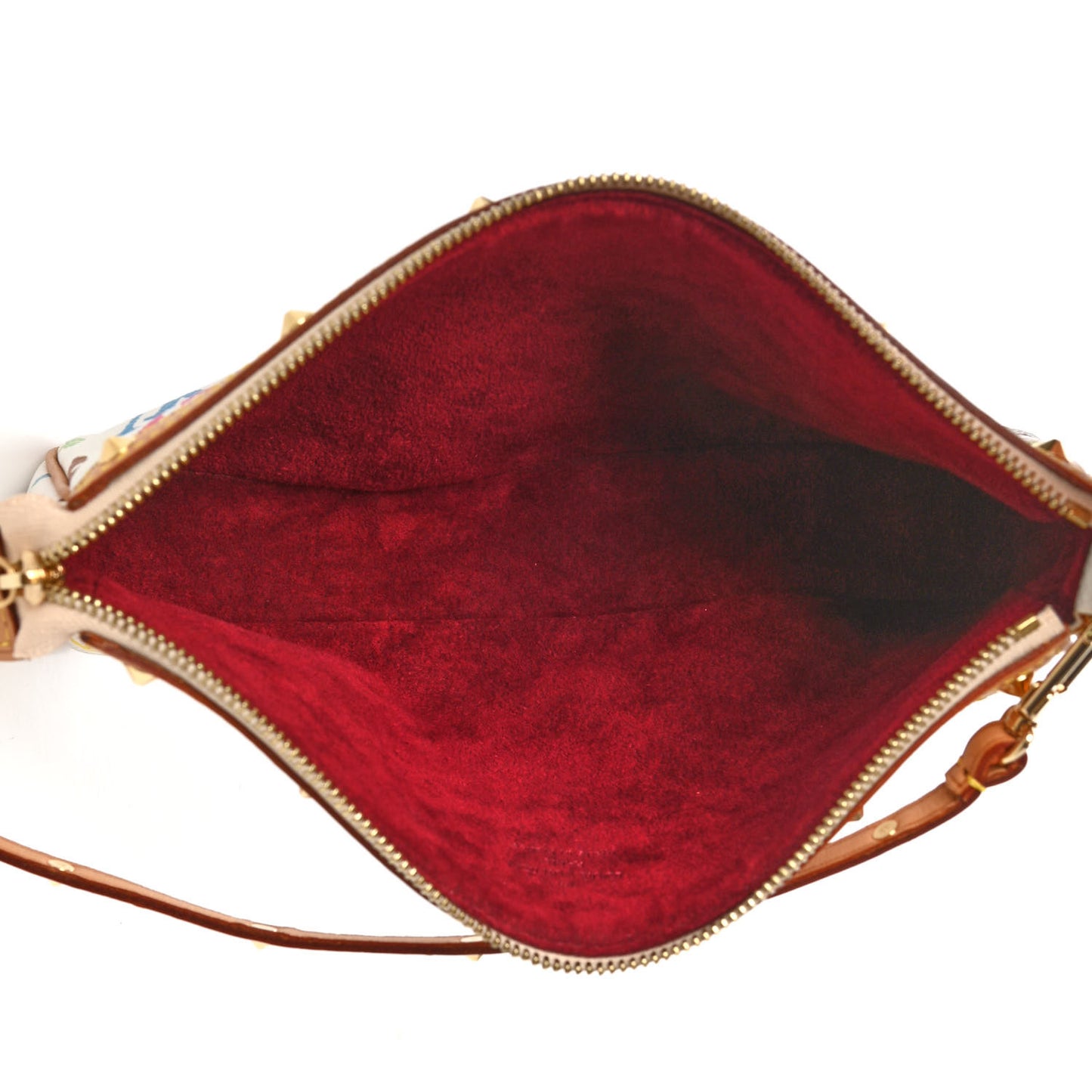 Monogram Multicolor Pochette Accessories White