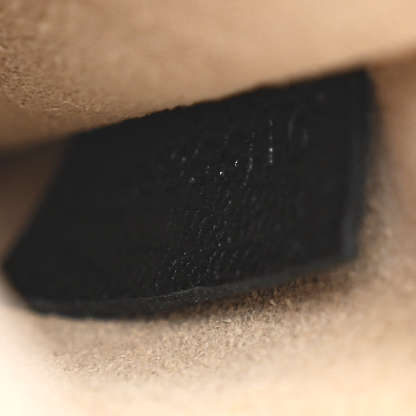 Grained Lambskin Mini Drew Shoulder Bag Black