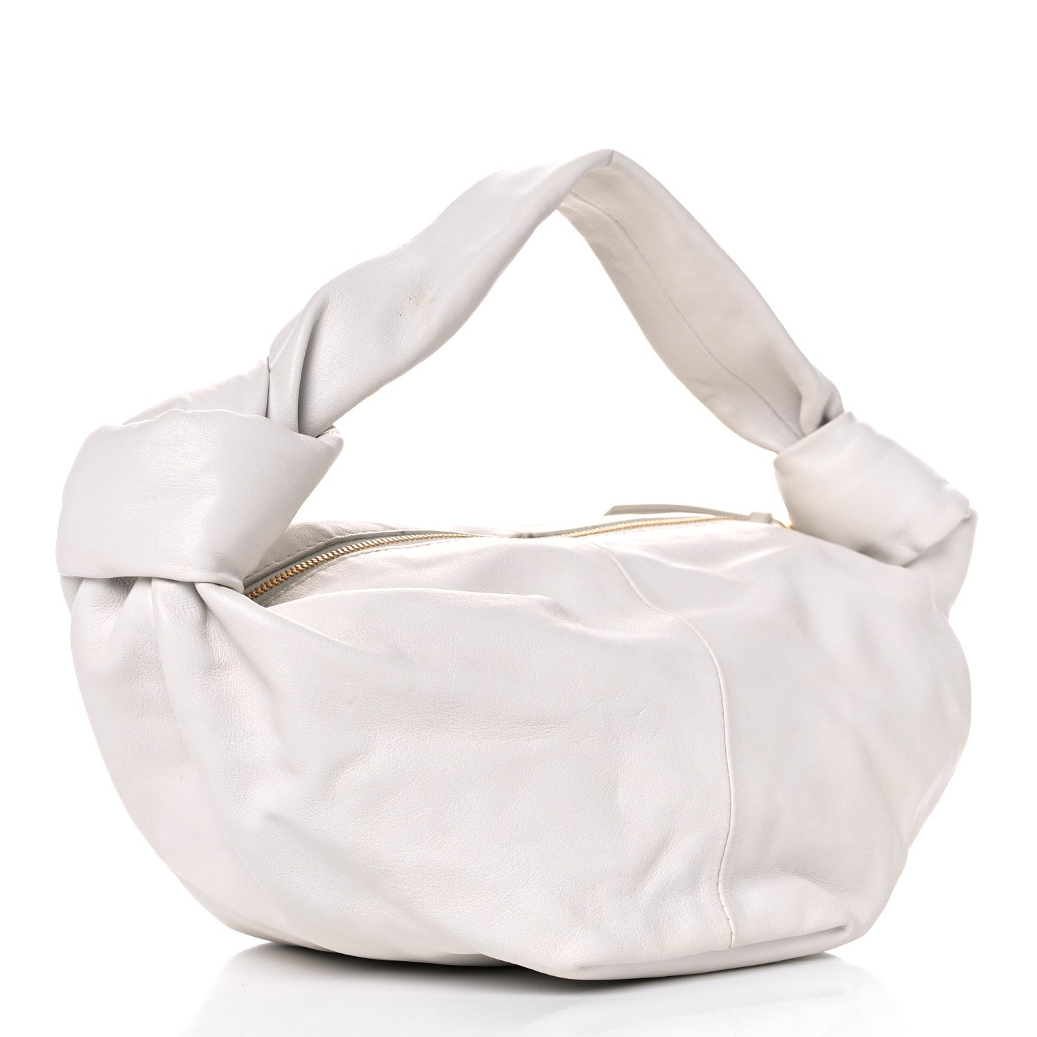 Bottega Veneta Calfskin Mini Double Knot Bag White 3 of 18