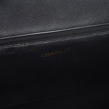Chanel Caviar Quilted Grand Shopping Tote GST Black 6 of 15