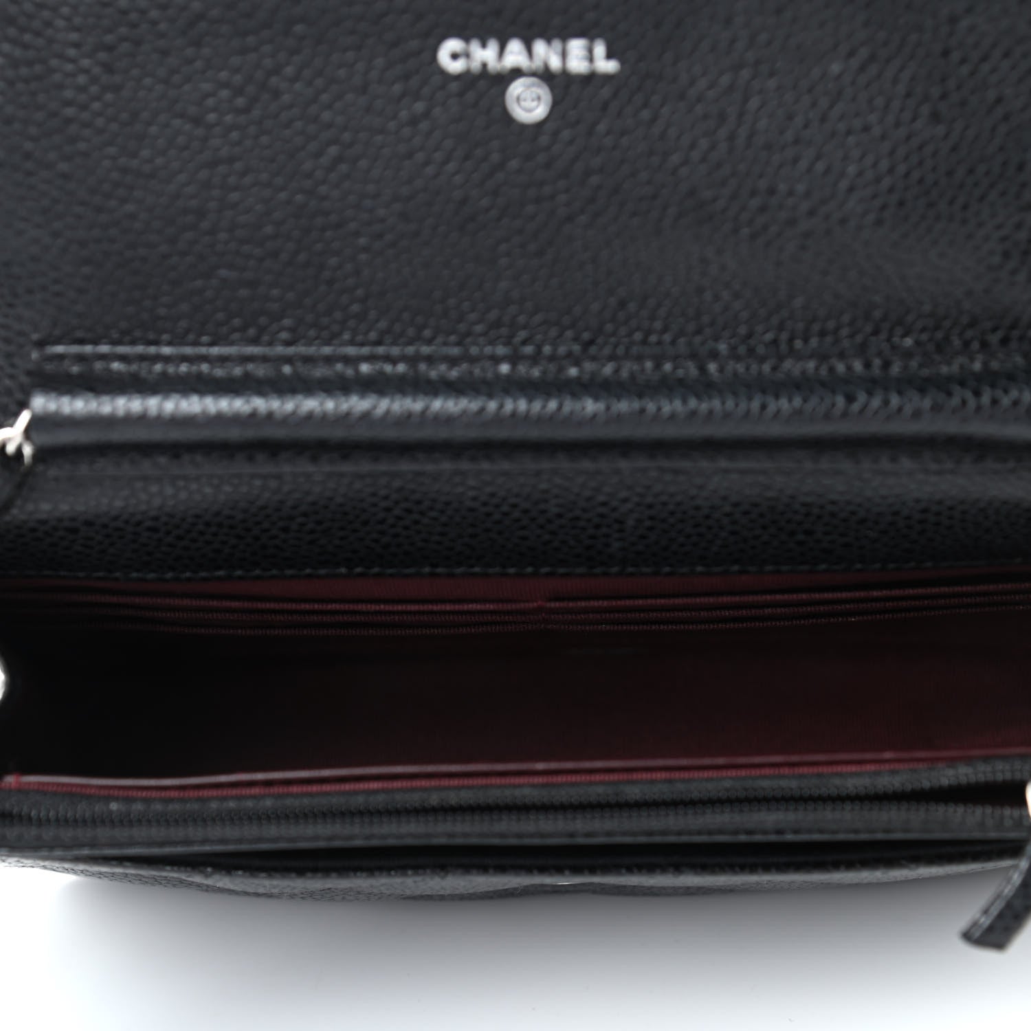 Chanel Caviar Quilted Wallet On Chain WOC Black 4 of 4