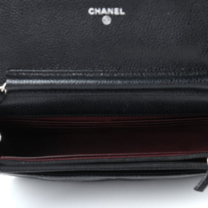 Chanel Caviar Quilted Wallet On Chain WOC Black 4 of 4
