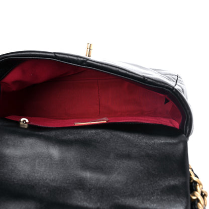 Chanel Goatskin Quilted Medium Chanel 19 Flap Black 5 of 11