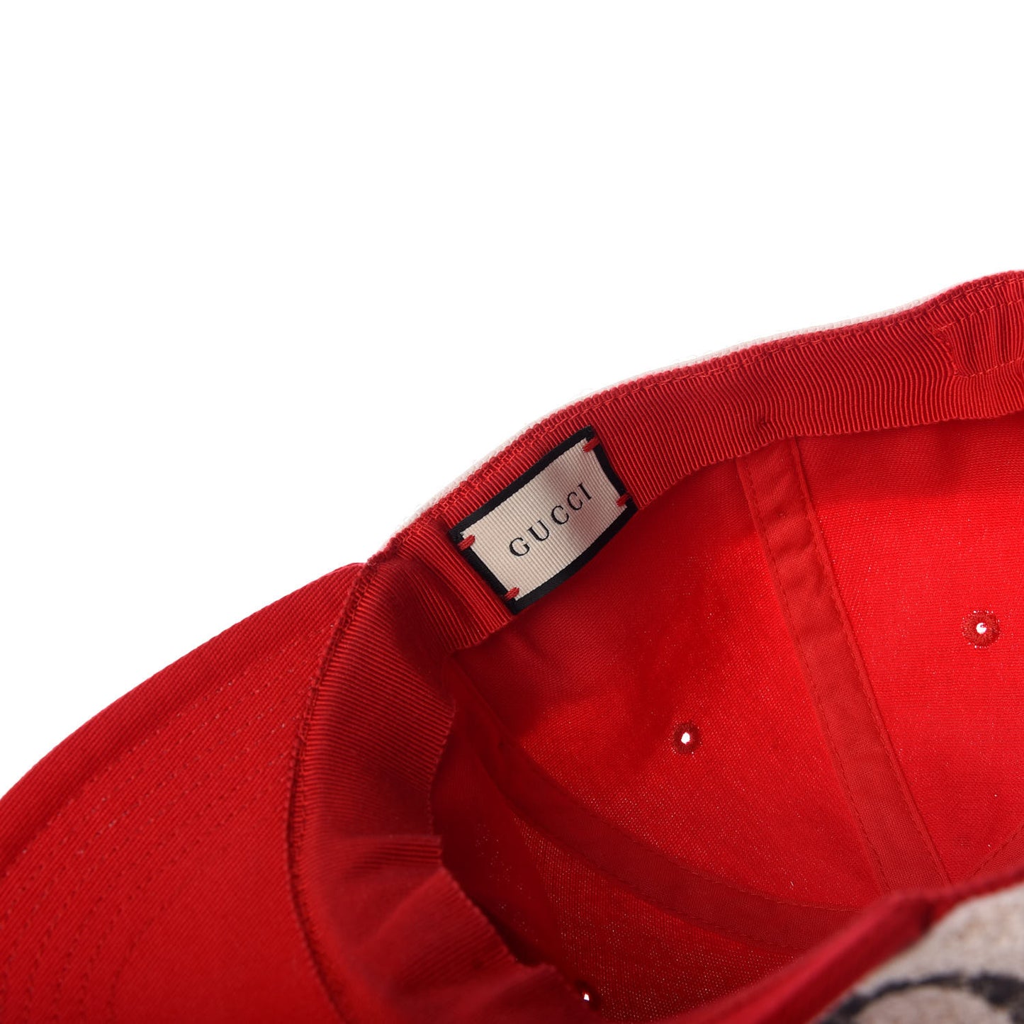 Gabardine Headband Baseball Hat L Red
