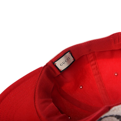 Gucci Gabardine Headband Baseball Hat L Red 7 of 9