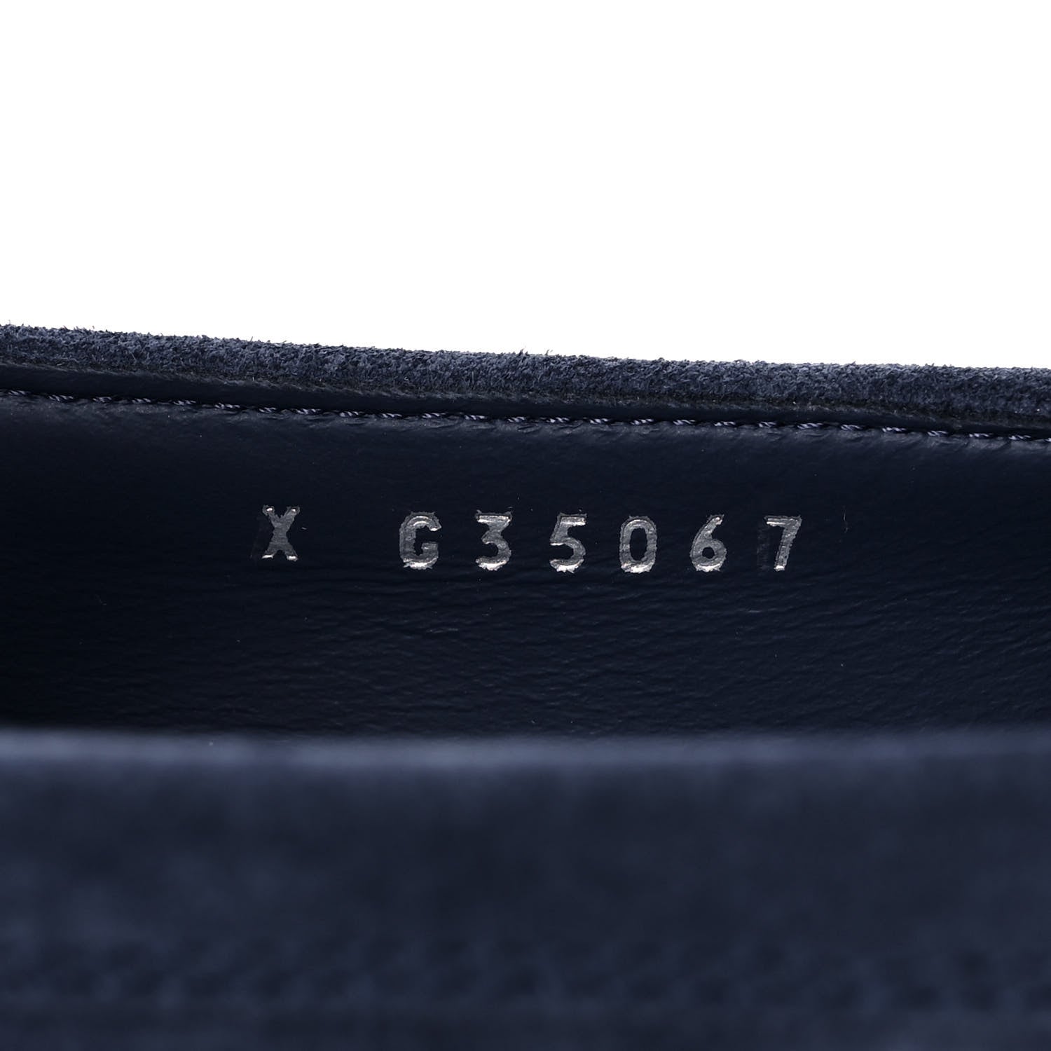 Chanel Suede Calfskkin CC Chain Mocassin Loafers 39 Dark Blue 8 of 9