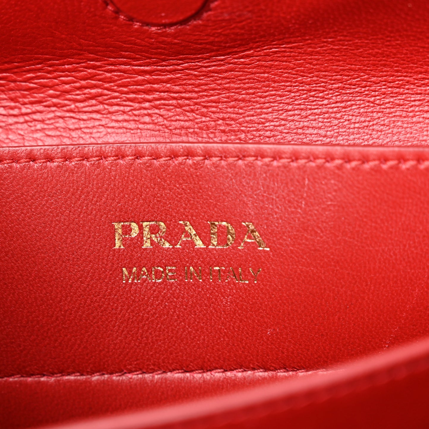 Saffiano Cuir Large Double Bag Black Fuoco