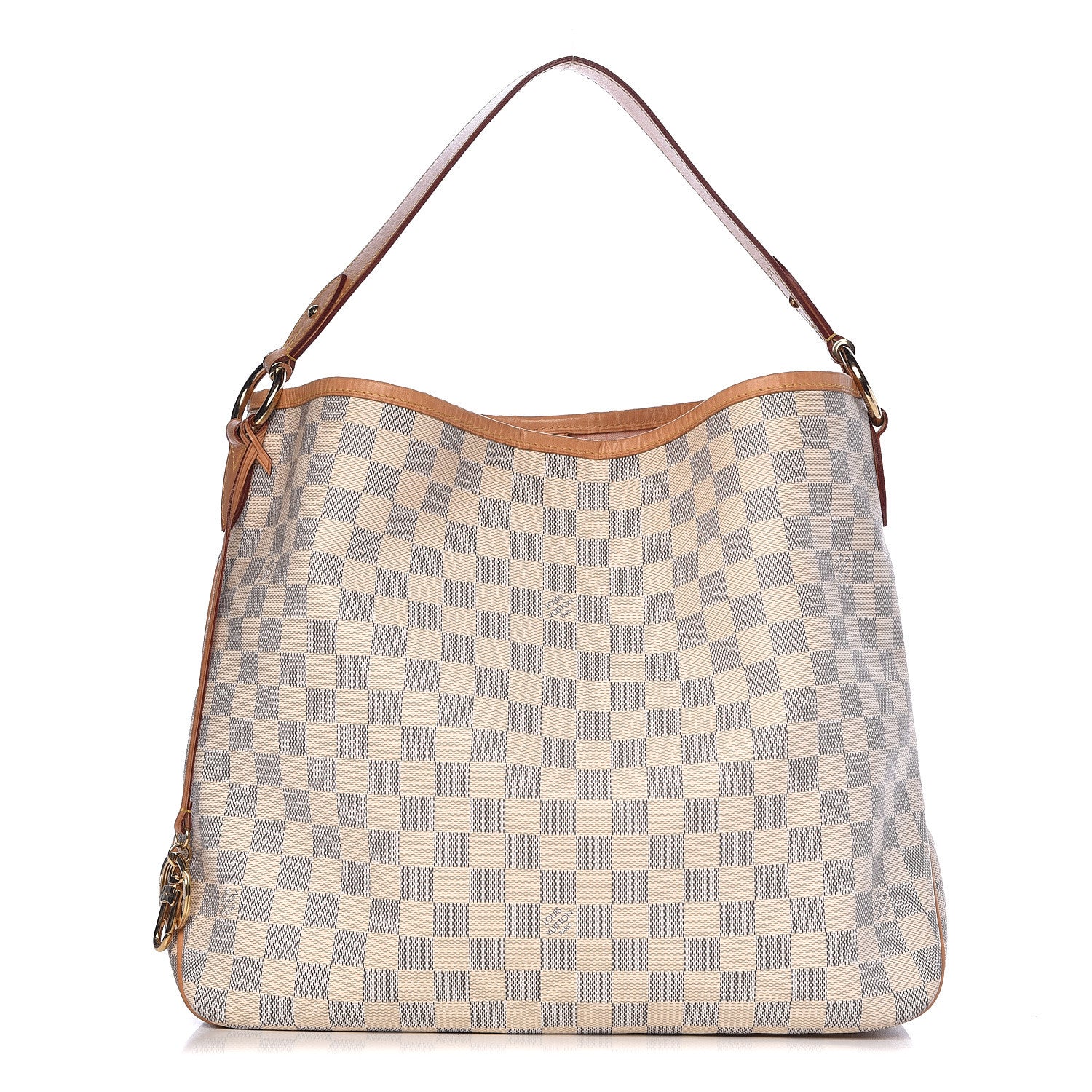 Louis Vuitton Damier Azur Delightful MM Rose Ballerine 1 of 18