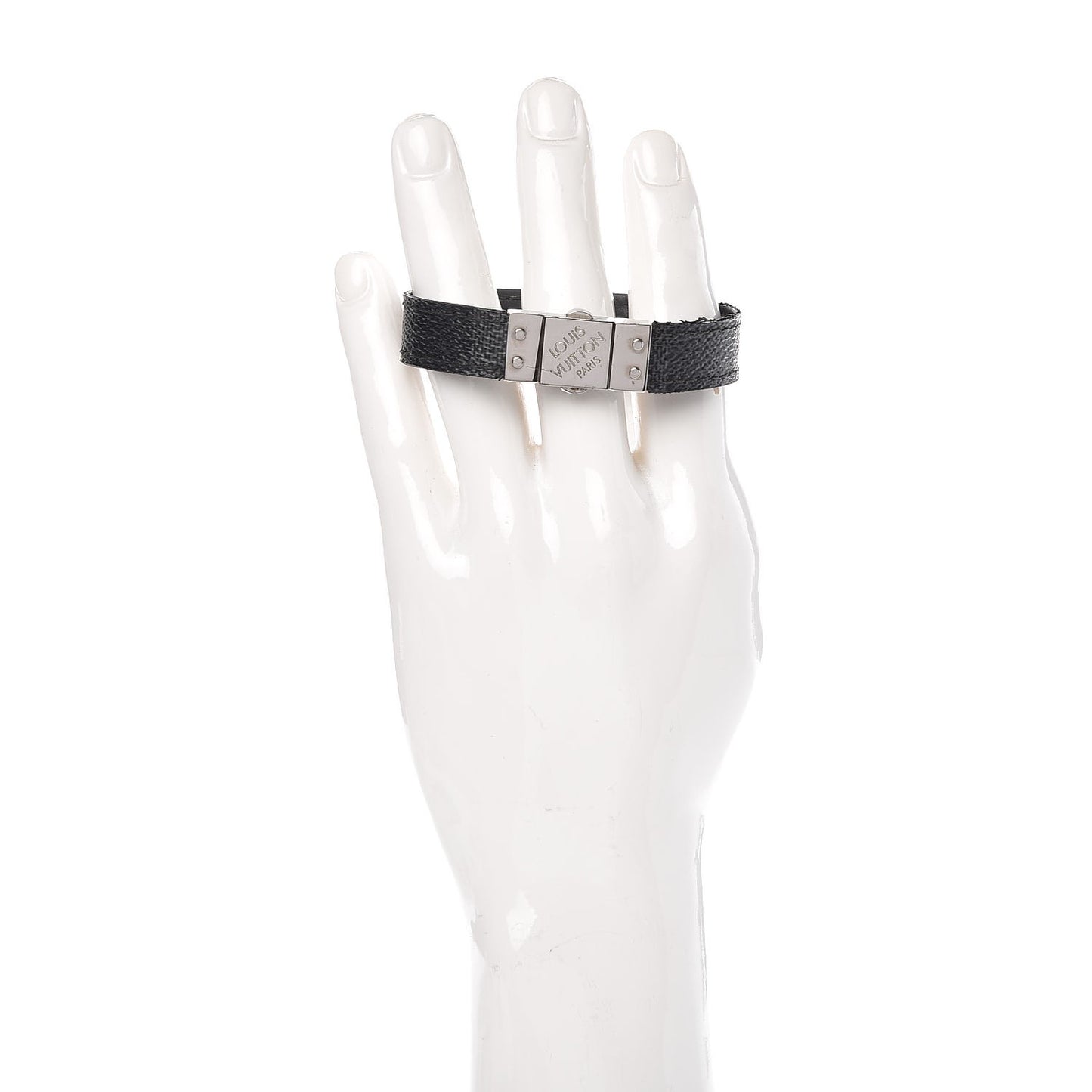 Damier Graphite Check It Reversible Bracelet 19