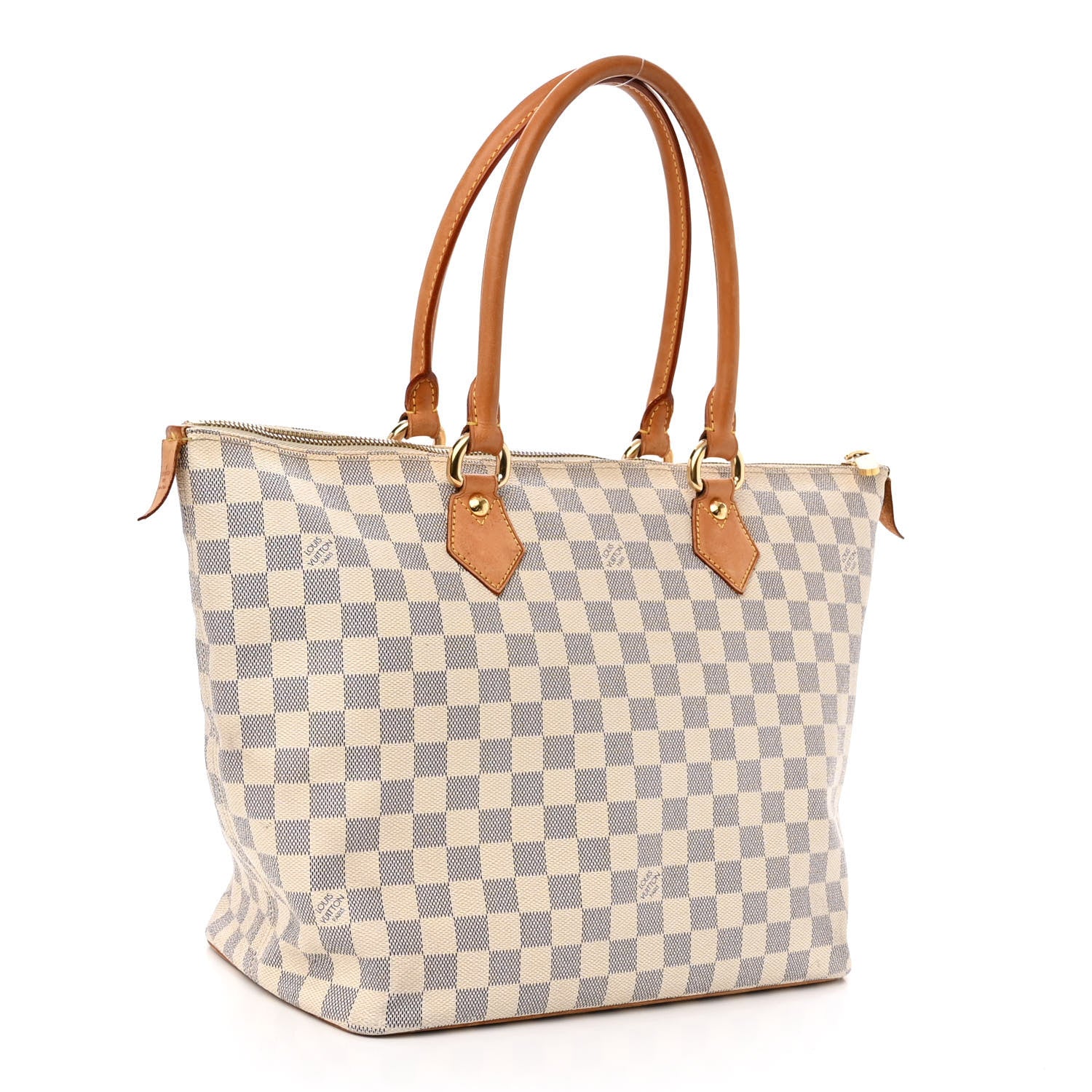 Louis Vuitton Damier Azur Saleya MM 3 of 13