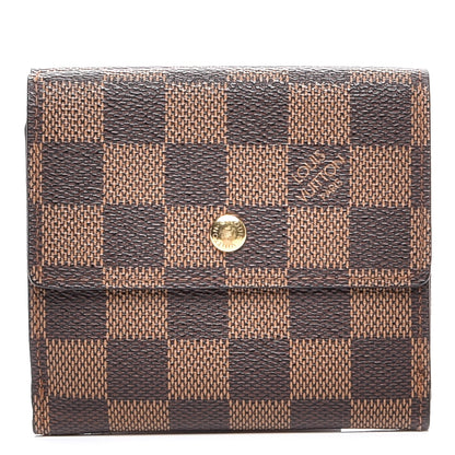 Louis Vuitton Damier Ebene Elise Wallet 1 of 7