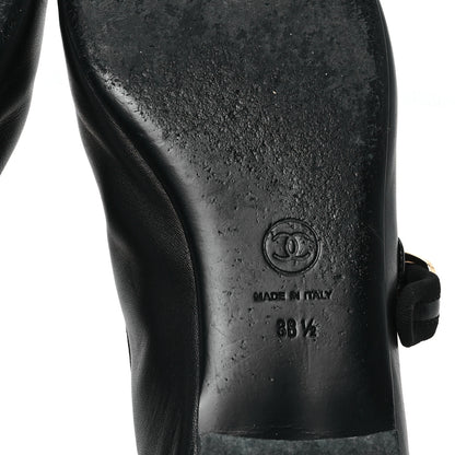 Chanel Lambskin Mary Jane Flats 39.5 Black 7 of 10