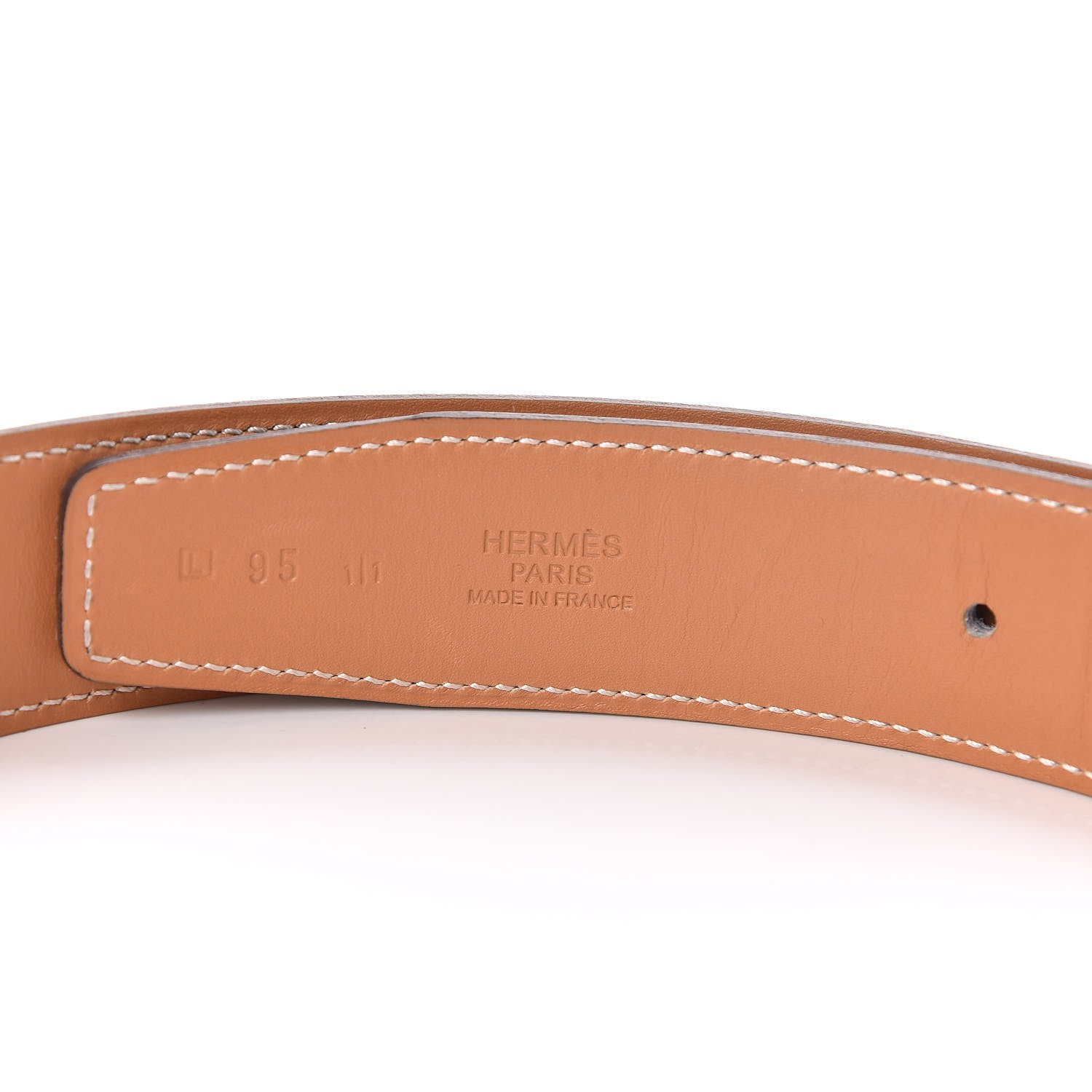 Hermes Box Swift 32mm H Belt 95 Black Gold 4 of 7