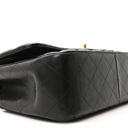 Chanel Lambskin Quilted Jumbo Double Flap Black 16 of 19