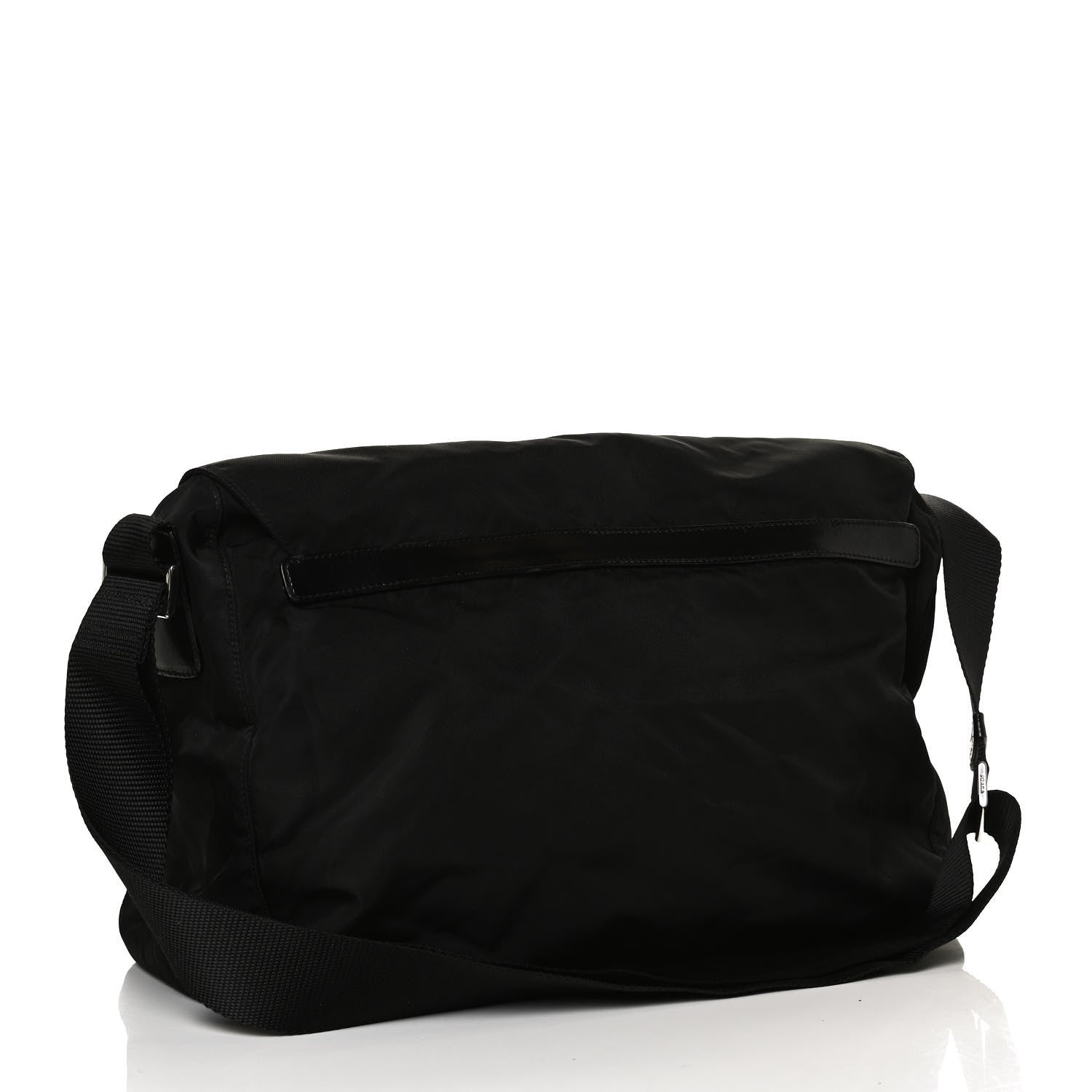 Prada Nylon Vela Messenger Bag Black 2 of 14