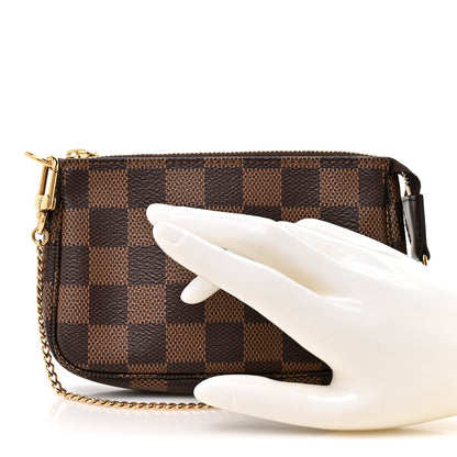 Louis Vuitton Damier Ebene Mini Pochette Accessories 2 of 10