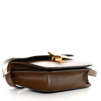 Celine Box Calfskin Teen Classic Box Flap Bag Camel 4 of 14