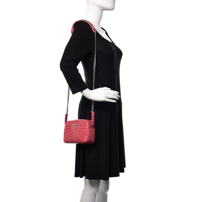 Prada Soft Calfskin Diagramme Crossbody Bag Peonia 2 of 14
