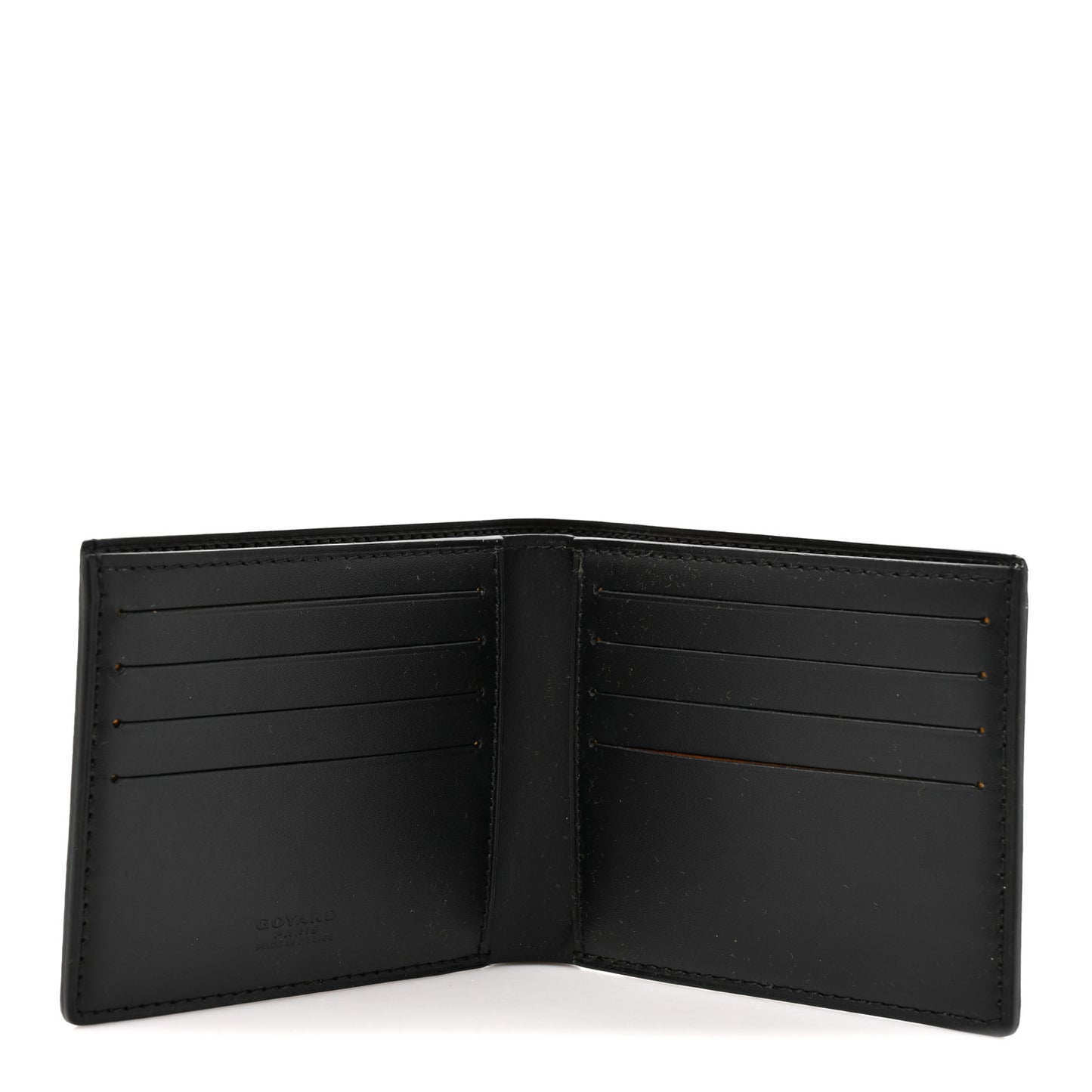 Goyardine Victoire Bi-Fold Wallet Black