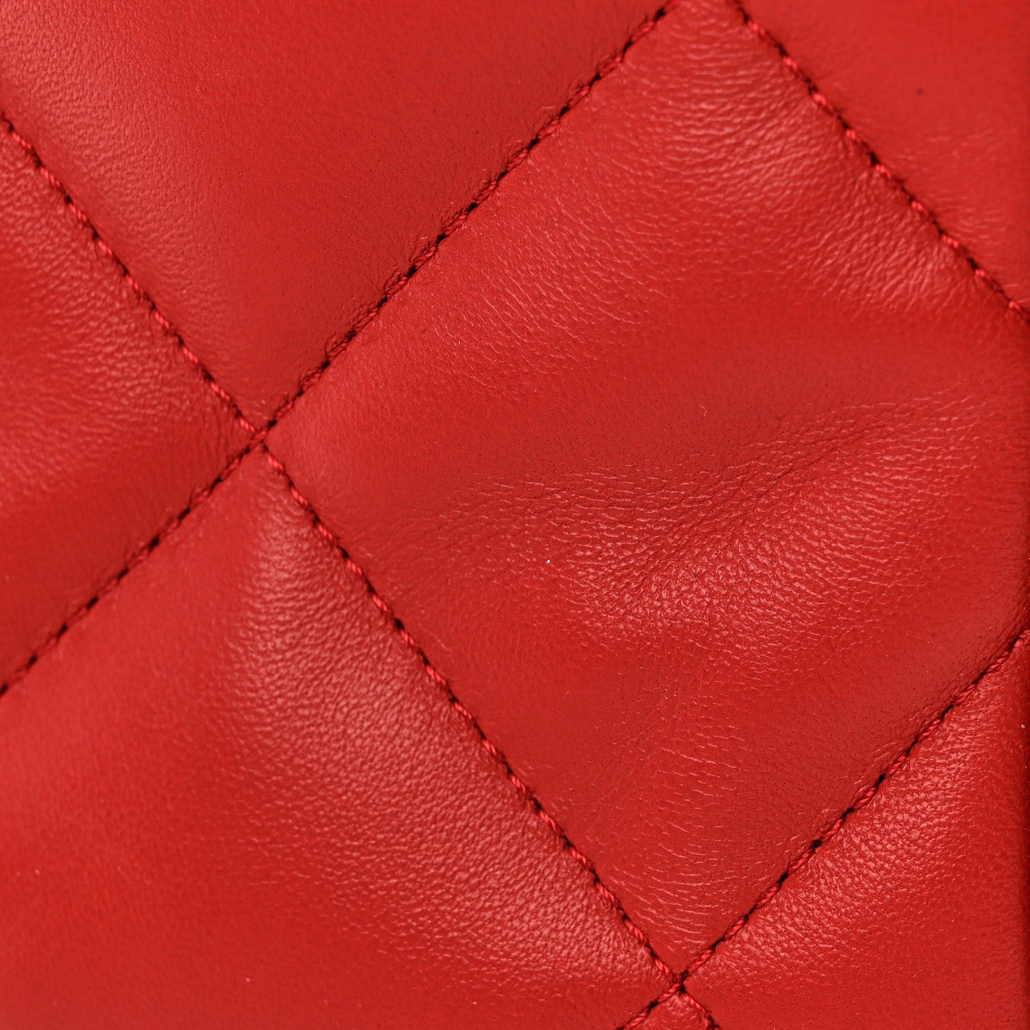 Chanel Lambskin Quilted Easy Carry Flap Red 11 of 13