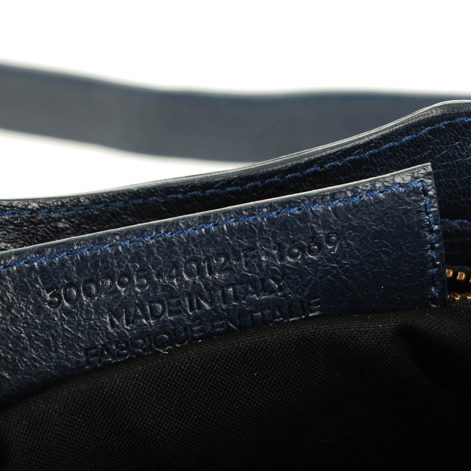 Balenciaga Agneau Classic Hardware Mini City Bleu Obscur 8 of 8