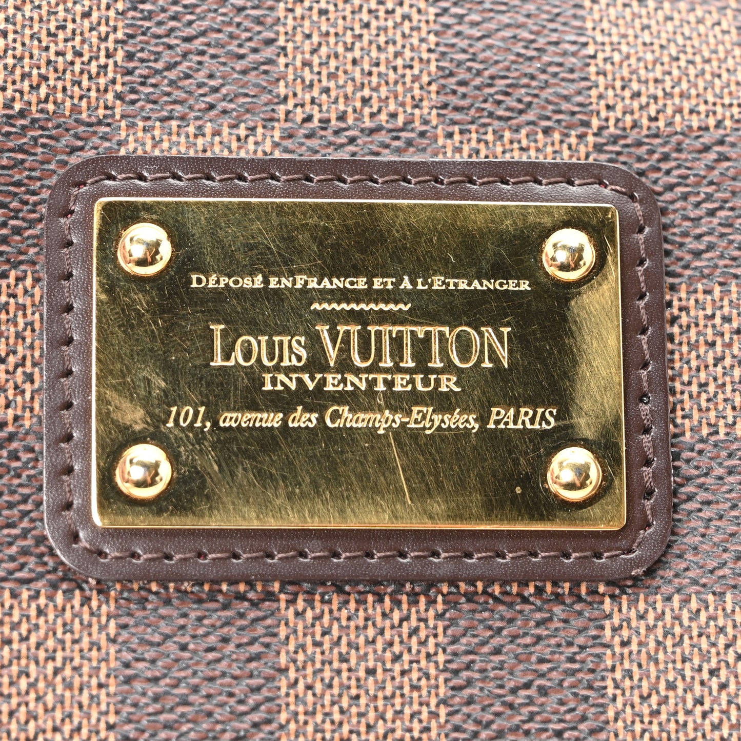 Damier Ebene Eva Clutch