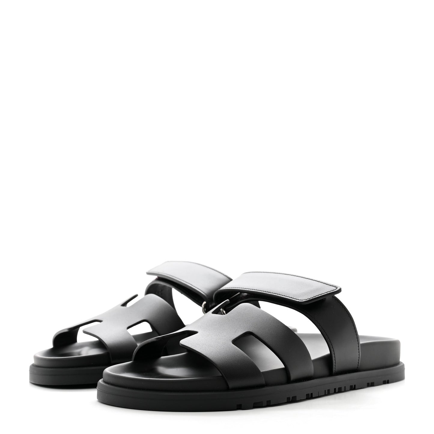 Calfskin Womens Chypre Sandals 37 Black