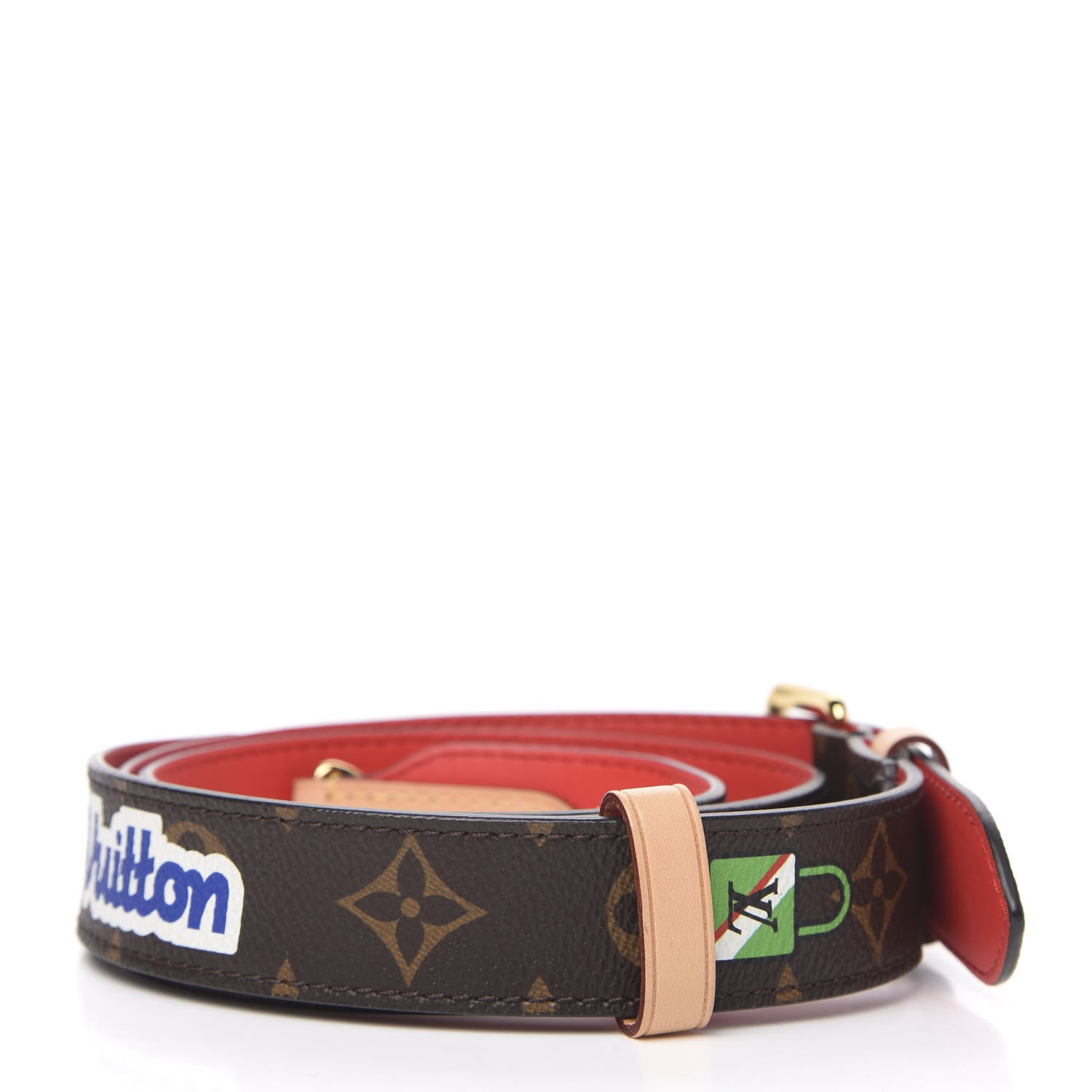 Louis Vuitton Monogram Patches Bandouliere Shoulder Strap 2 of 5