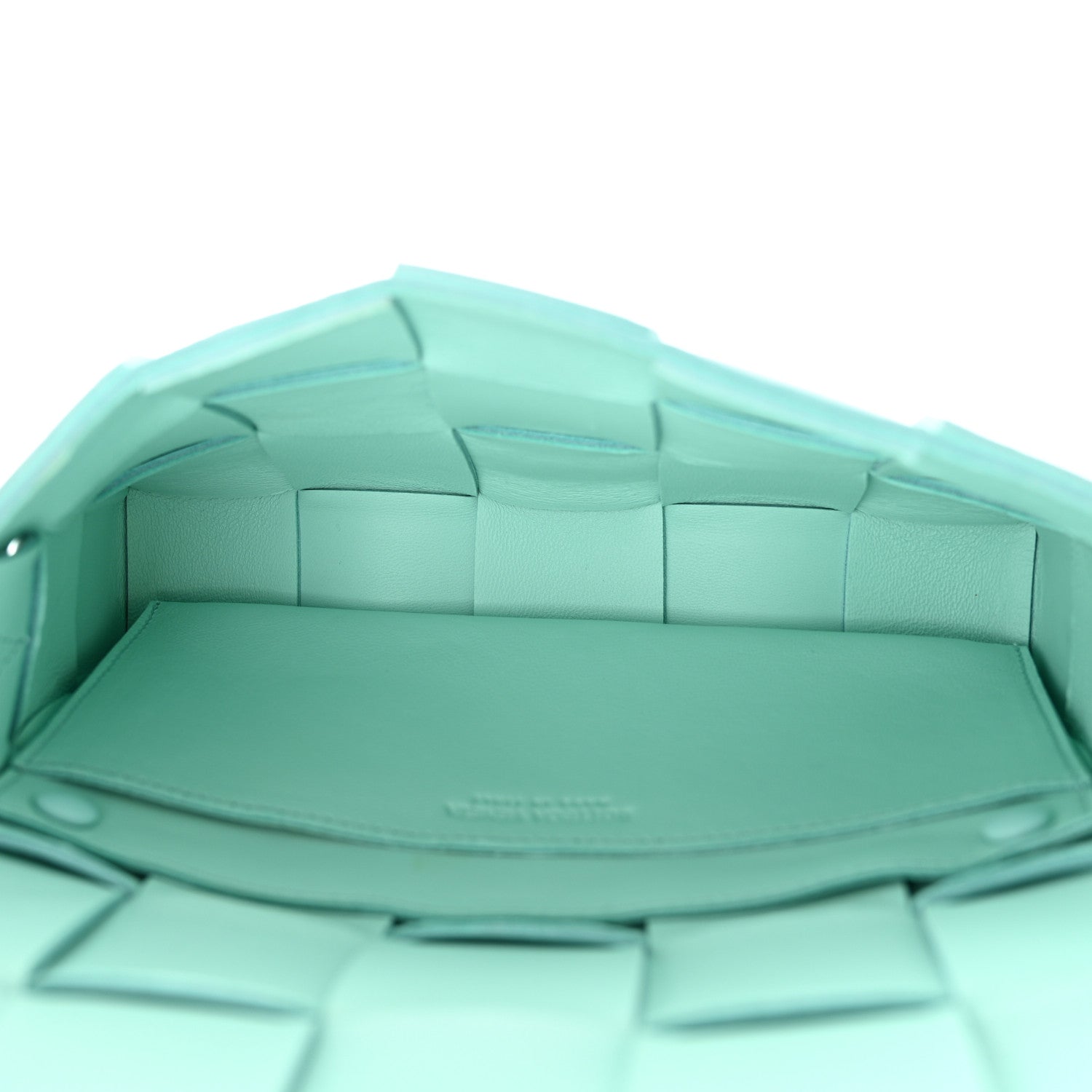 Bottega Veneta Lambskin Maxi Intrecciato Small Cassette Crossbody Bag Celadon 5 of 10