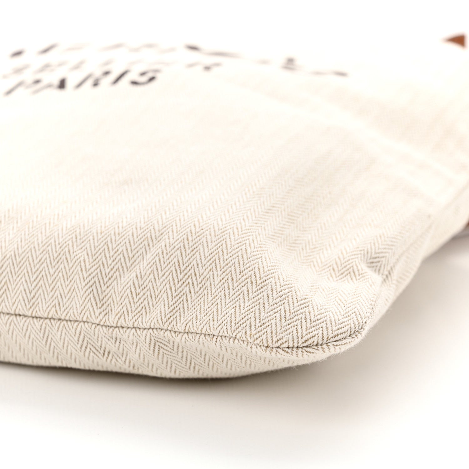 Hermes Canvas Swift Aline Grooming Bag Gold Craie 9 of 9