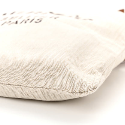 Hermes Canvas Swift Aline Grooming Bag Gold Craie 9 of 9