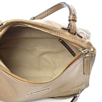 Givenchy Metallic Sugar Goatskin Mini Pandora Gold 4 of 25