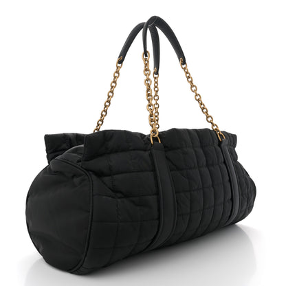 Saint Laurent Nylon Discovery Satchel Black 2 of 11