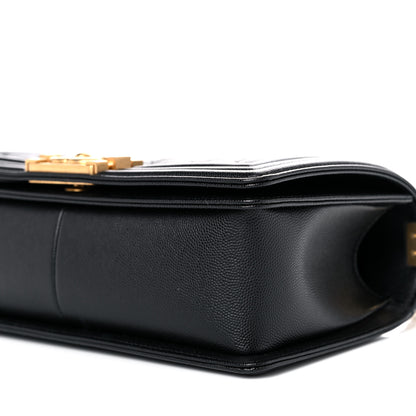 Chanel Caviar Quilted Medium Boy Flap Black 9 of 11