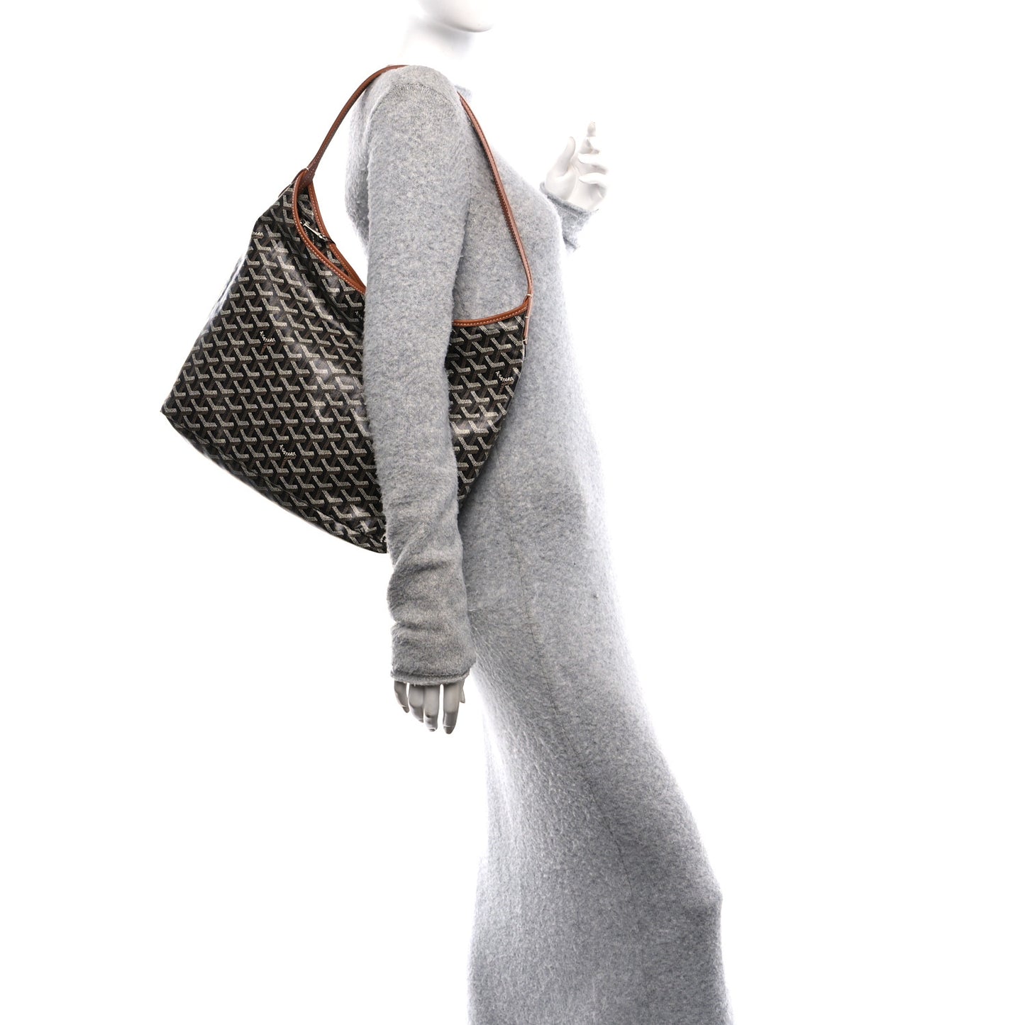 Goyardine Boheme Hobo Black Gold