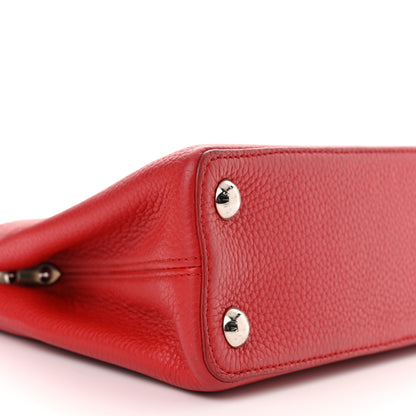 Louis Vuitton Taurillon Capucines BB Coquelicot 8 of 11