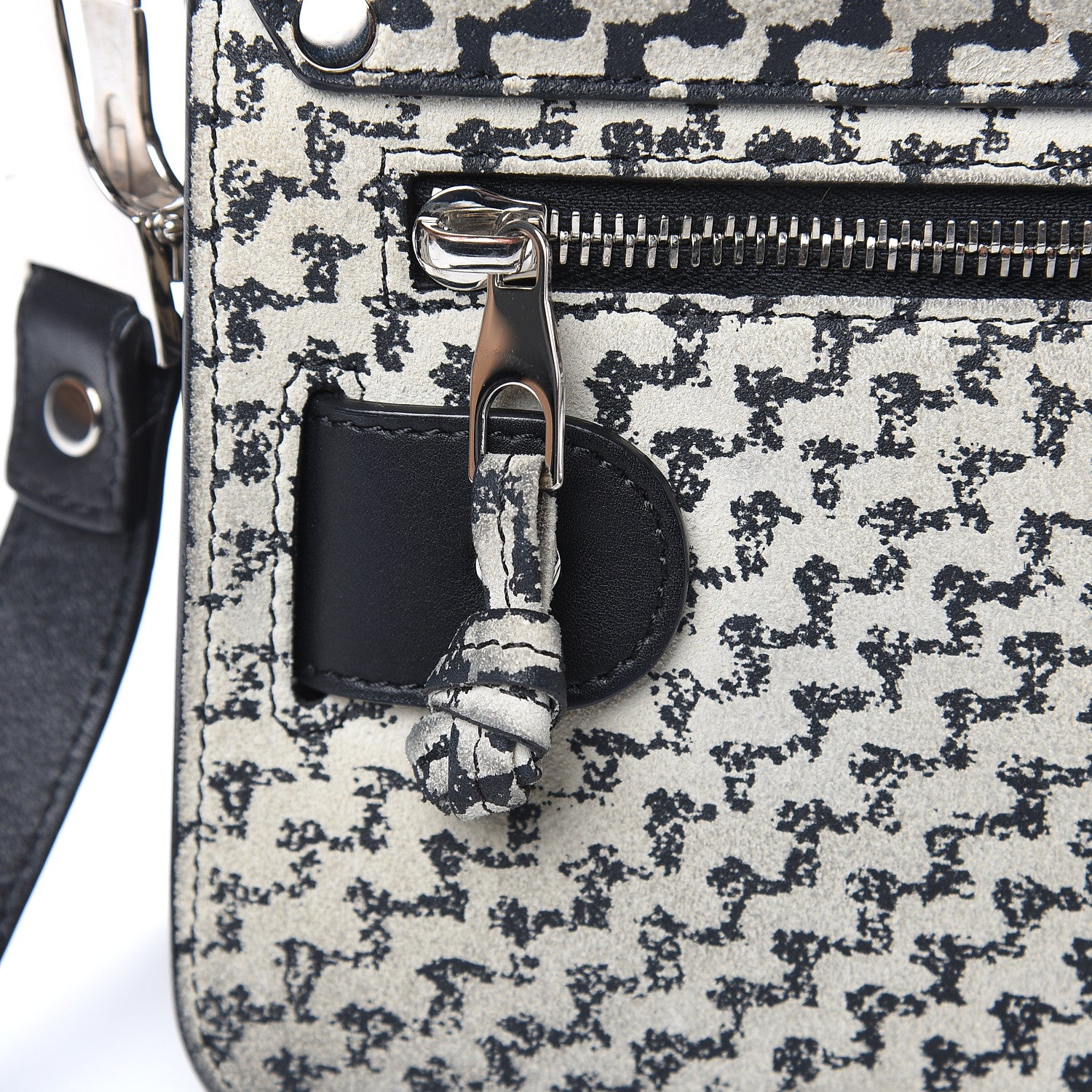 Proenza Schouler Suede Tweed Print Mini PS11 Classic Shoulder Bag Off White 15 of 16