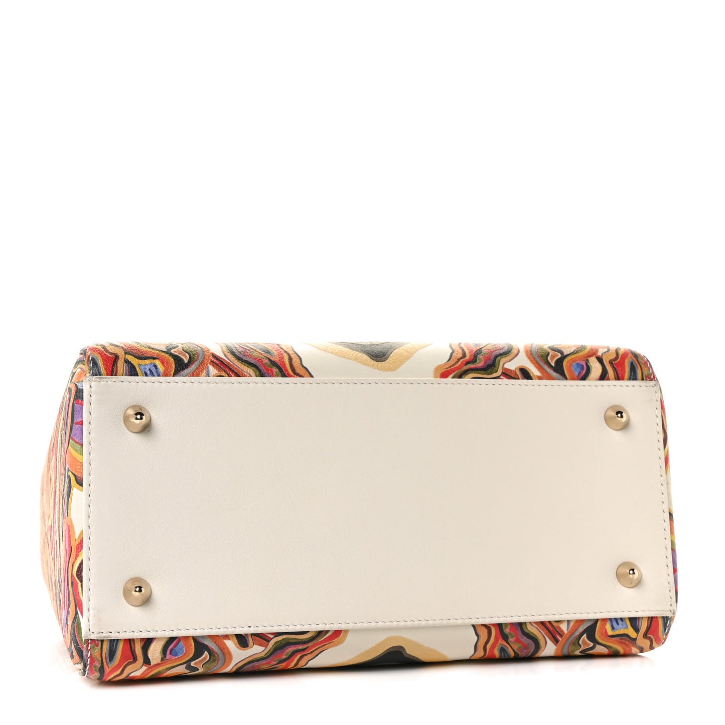 Deerskin Heart Printed Medium Lady Dior Multicolor