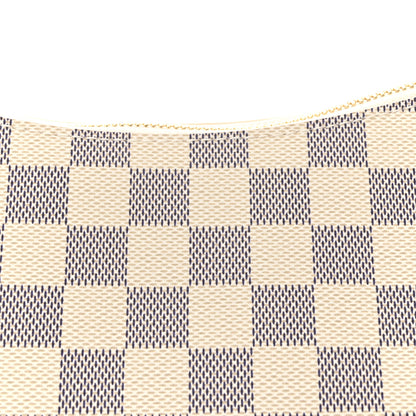 Louis Vuitton Damier Azur Slouchy PM Rose Ballerine 7 of 9