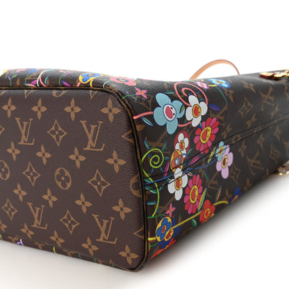 Louis Vuitton LV X TM Monogram Flowers Neverfull MM 9 of 9